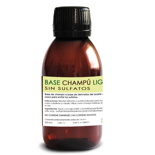 Base champú light natural sin sulfatos