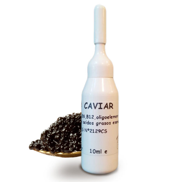 extracto de caviar para la piel, pelo, uso cosmetico